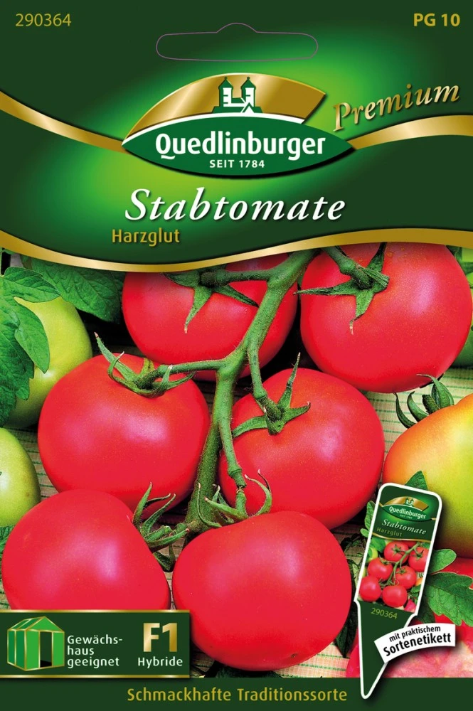 Stabtomaten Harzglut | Stabtomatensamen Von Quedlinburger 3 Stabtomaten Harzglut | Stabtomatensamen Von Quedlinburger