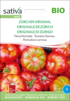 Fleischtomate Zürcher Original | BIO Fleischtomatensamen Von Sativa Rheinau
