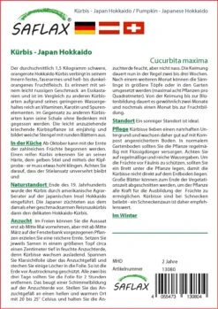 Kürbis Japan Hokkaido | Hokkaidokürbissamen Von Saflax