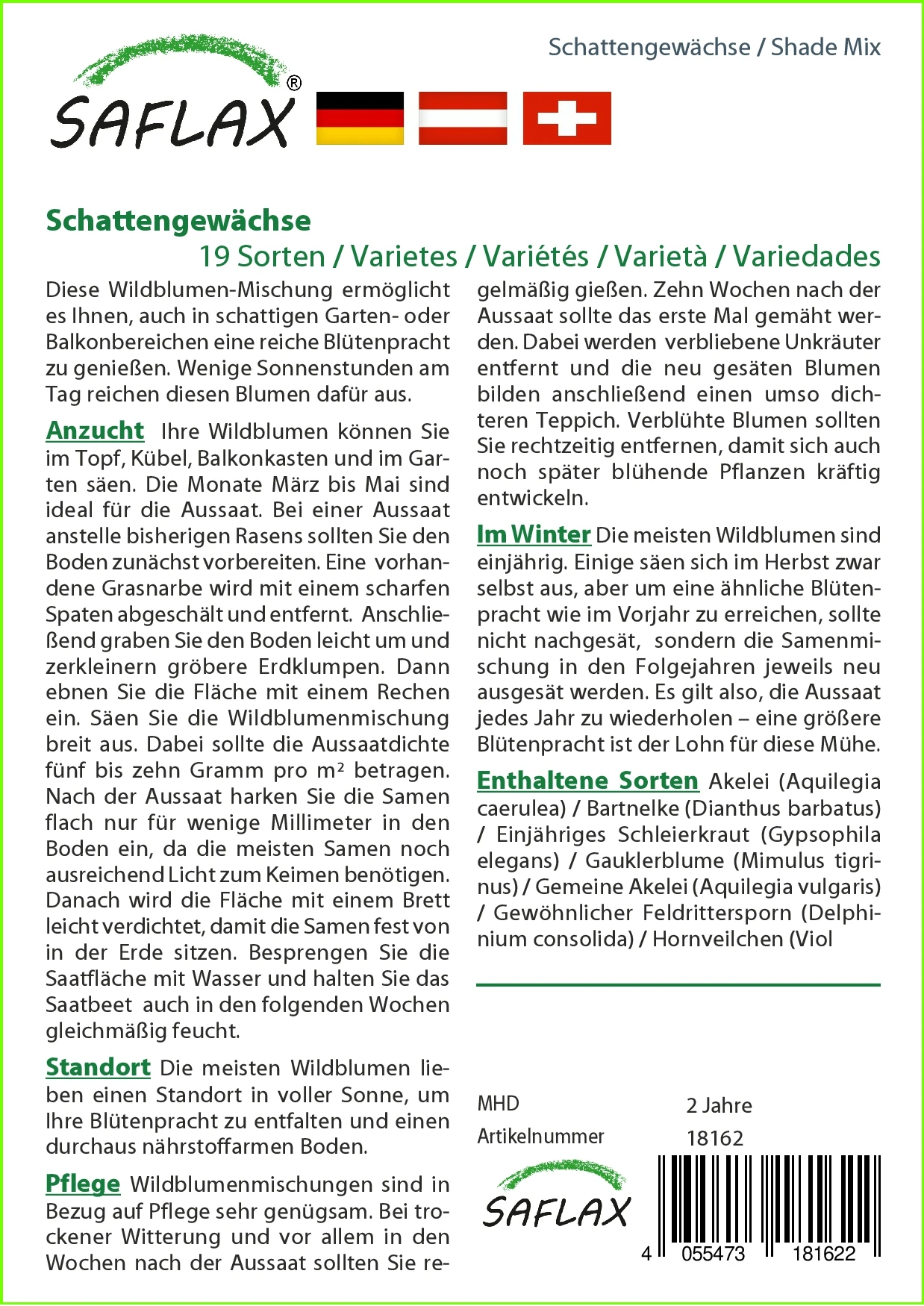 Blumenwiese Schattengewächse | Wildblumenwiese Von Saflax 4 Blumenwiese Schattengewächse | Wildblumenwiese Von Saflax – Bild 2