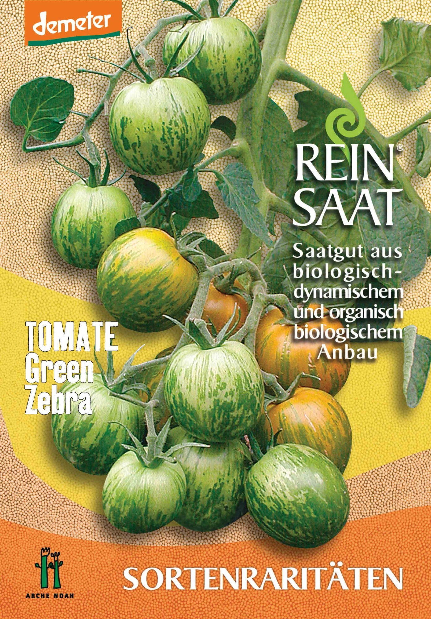 Salattomate Green Zebra | BIO Kirschtomatensamen Von Reinsaat 3 Salattomate Green Zebra | BIO Kirschtomatensamen Von Reinsaat