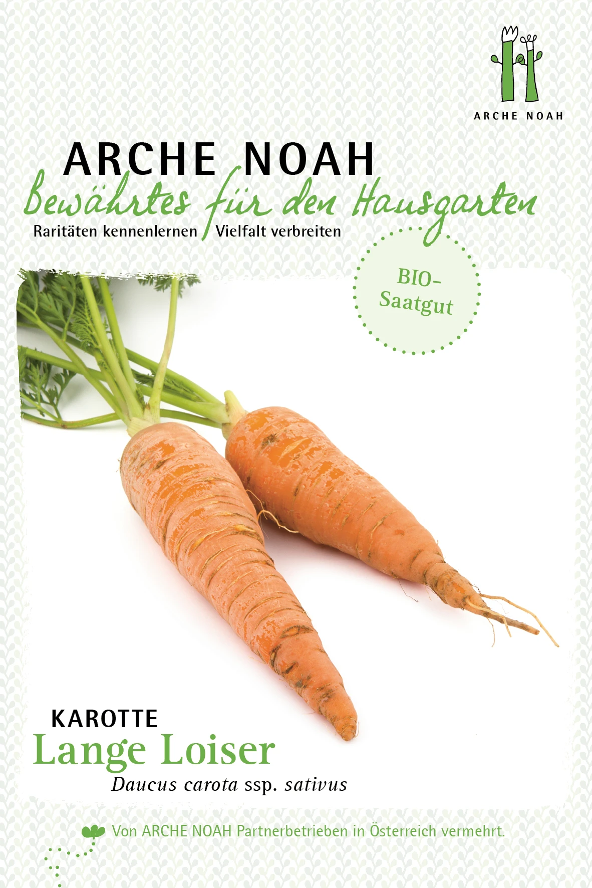 Karotte Lange Loiser | BIO Karottensamen Von Arche Noah 3 Karotte Lange Loiser | BIO Karottensamen Von Arche Noah