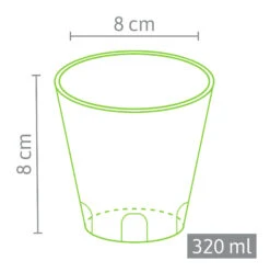 8 X 8 Cm Anzuchttopf Rund (1370 Stück) | Anzuchttöpfe Von Fertil -Geschäft Für Pflanzensamenbedarf 537174 8 x 8 cm Anzuchttoepfe rund 1370 Stueck 510 C 2