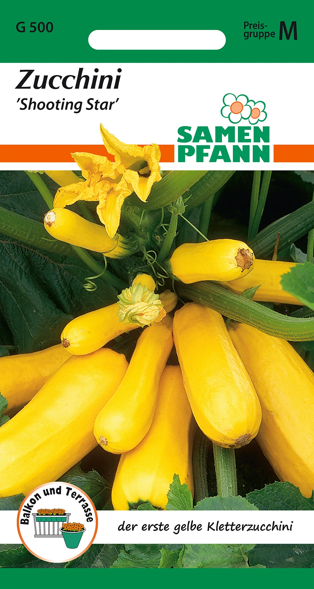 Kletterzucchini Shooting Star | Zucchinisamen Von Samen Pfann 4 Kletterzucchini Shooting Star | Zucchinisamen Von Samen Pfann – Bild 2