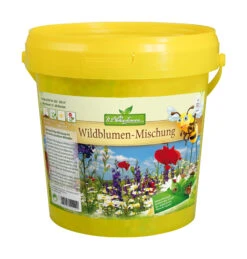Wildblumen - Mischung Im 1 L Eimer | Wildblumenwiese Von N.L. Chrestensen -Geschäft Für Pflanzensamenbedarf 538304 Wildblumen Mischung im 1 l Eimer 6009 ct 0