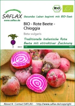 Rote Beete Chioggia | BIO Rote Beetesamen Von Saflax