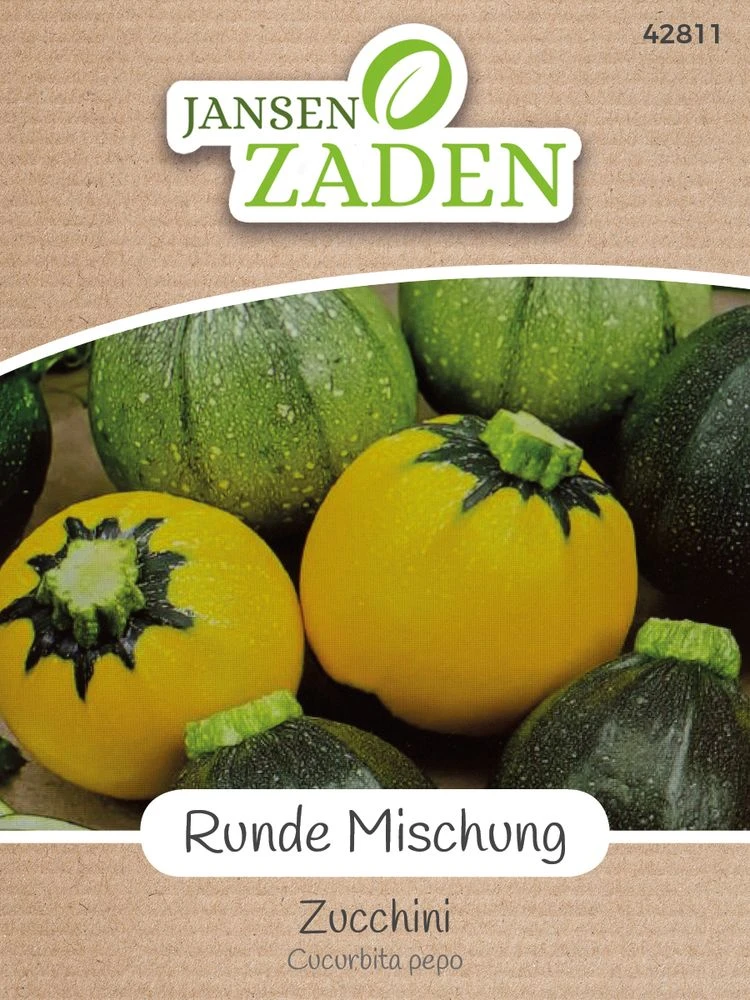 Zucchini Runde Mischung F1 | Zucchinisamen Von Jansen Zaden 3 Zucchini Runde Mischung F1 | Zucchinisamen Von Jansen Zaden