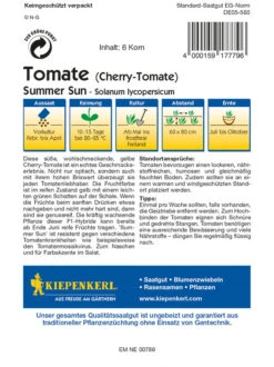 Cherrytomate Summer Sun F1 | Kirschtomatensamen Von Kiepenkerl