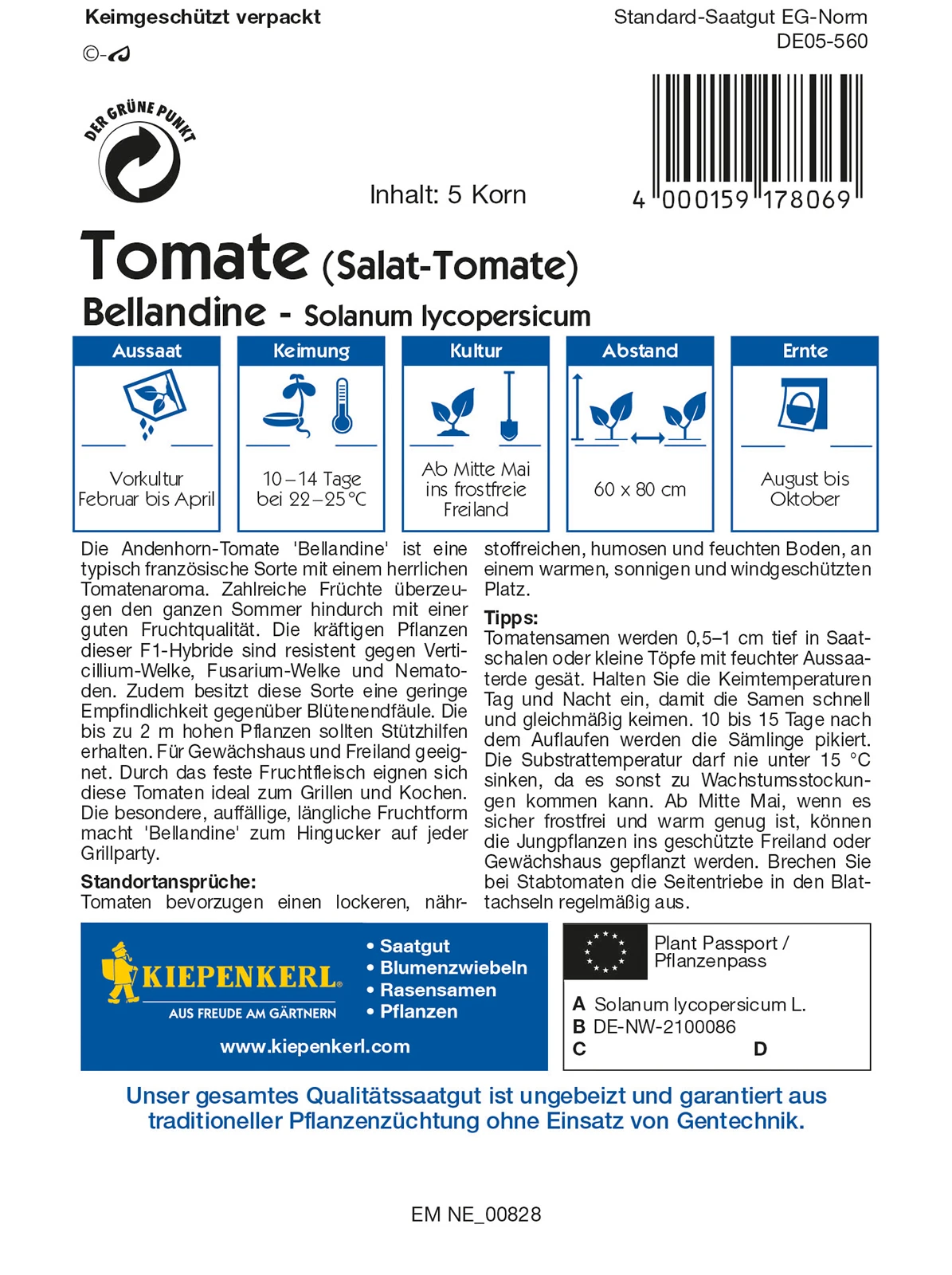 Tomate Bellandine F1 | Tomatensamen Von Kiepenkerl 3 Tomate Bellandine F1 | Tomatensamen Von Kiepenkerl