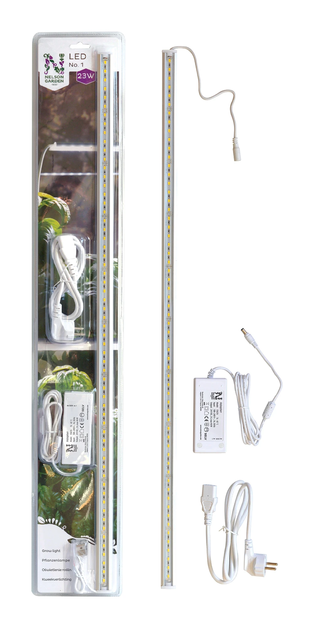 LED-Pflanzenleuchte Mit Adapter 23W (85 Cm) | Beleuchtung Von Nelson Garden 4 LED-Pflanzenleuchte Mit Adapter 23W (85 Cm) | Beleuchtung Von Nelson Garden – Bild 2