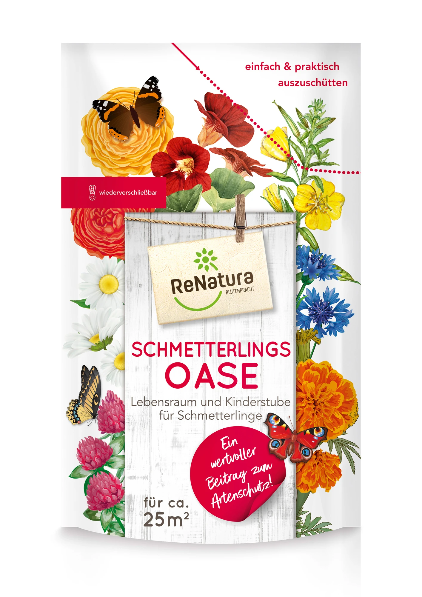 Schmetterlingsoase (275 G) | Schmetterlingswiese Von ReNatura 3 Schmetterlingsoase (275 G) | Schmetterlingswiese Von ReNatura