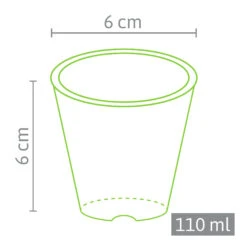 6 X 6 Cm Anzuchttopf Rund (2520 Stück) | Anzuchttöpfe Von Fertil -Geschäft Für Pflanzensamenbedarf 548145 6 x 6 cm Anzuchttoepfe rund 2520 Stueck 505 C 1 2