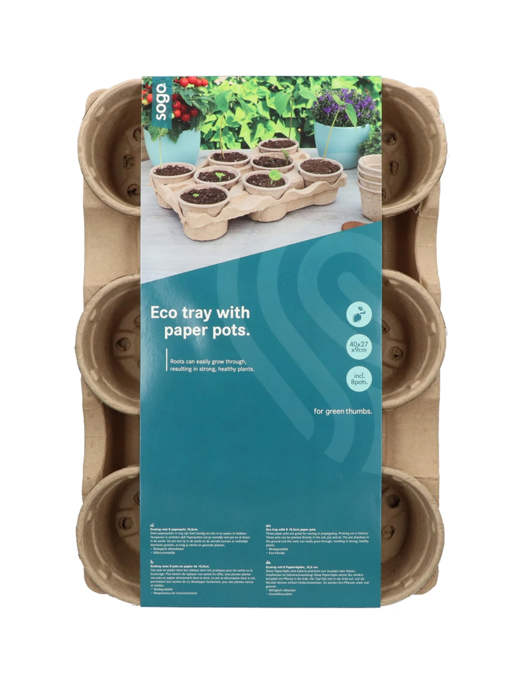 Eco Topfplatte | Anzuchtschalen Von Sogo 4 Eco Topfplatte | Anzuchtschalen Von Sogo – Bild 2