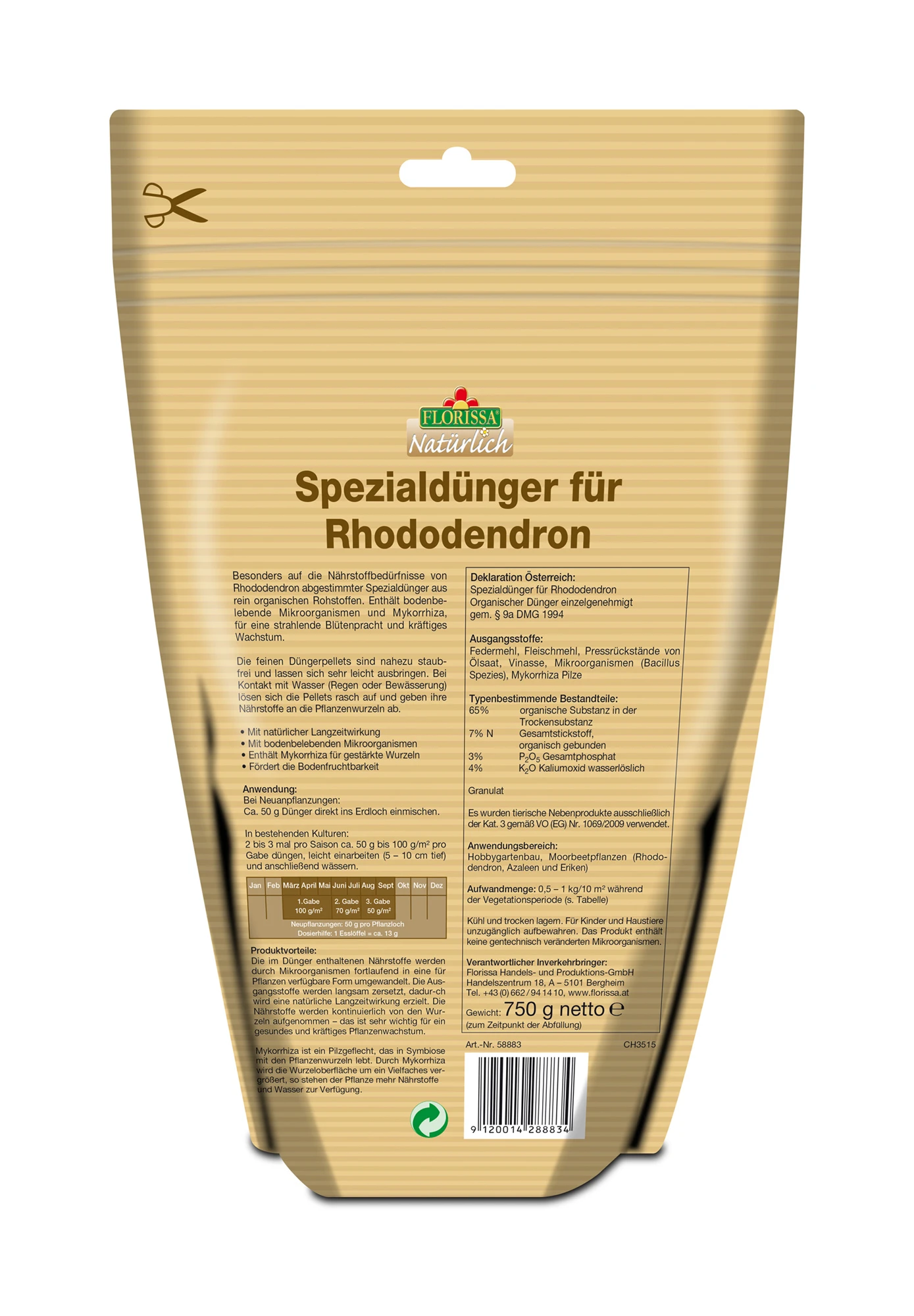 Spezialdünger Für Rhododendron (750 G) | BIO Dünger Von Florissa 3 Spezialdünger Für Rhododendron (750 G) | BIO Dünger Von Florissa