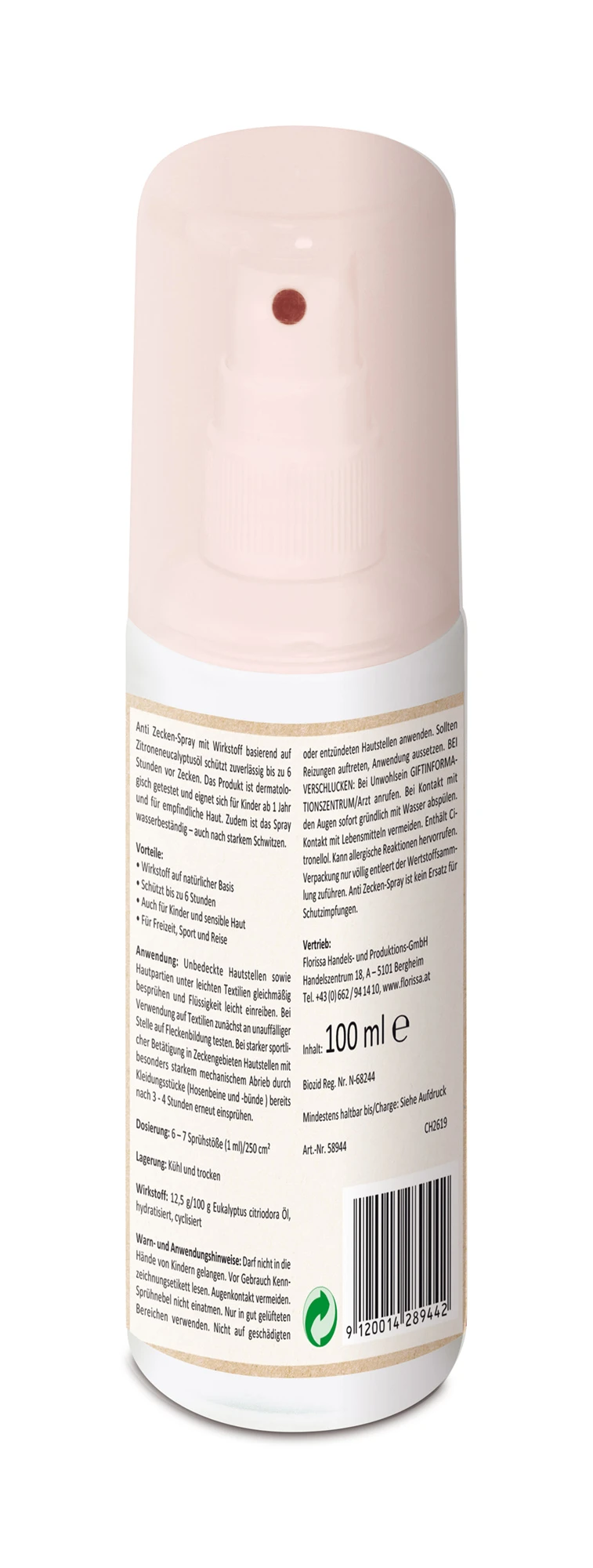 Anti Zecken-Spray (100 Ml) | Fallen Und Fernhaltemittel Von Florissa 4 Anti Zecken-Spray (100 Ml) | Fallen Und Fernhaltemittel Von Florissa – Bild 2