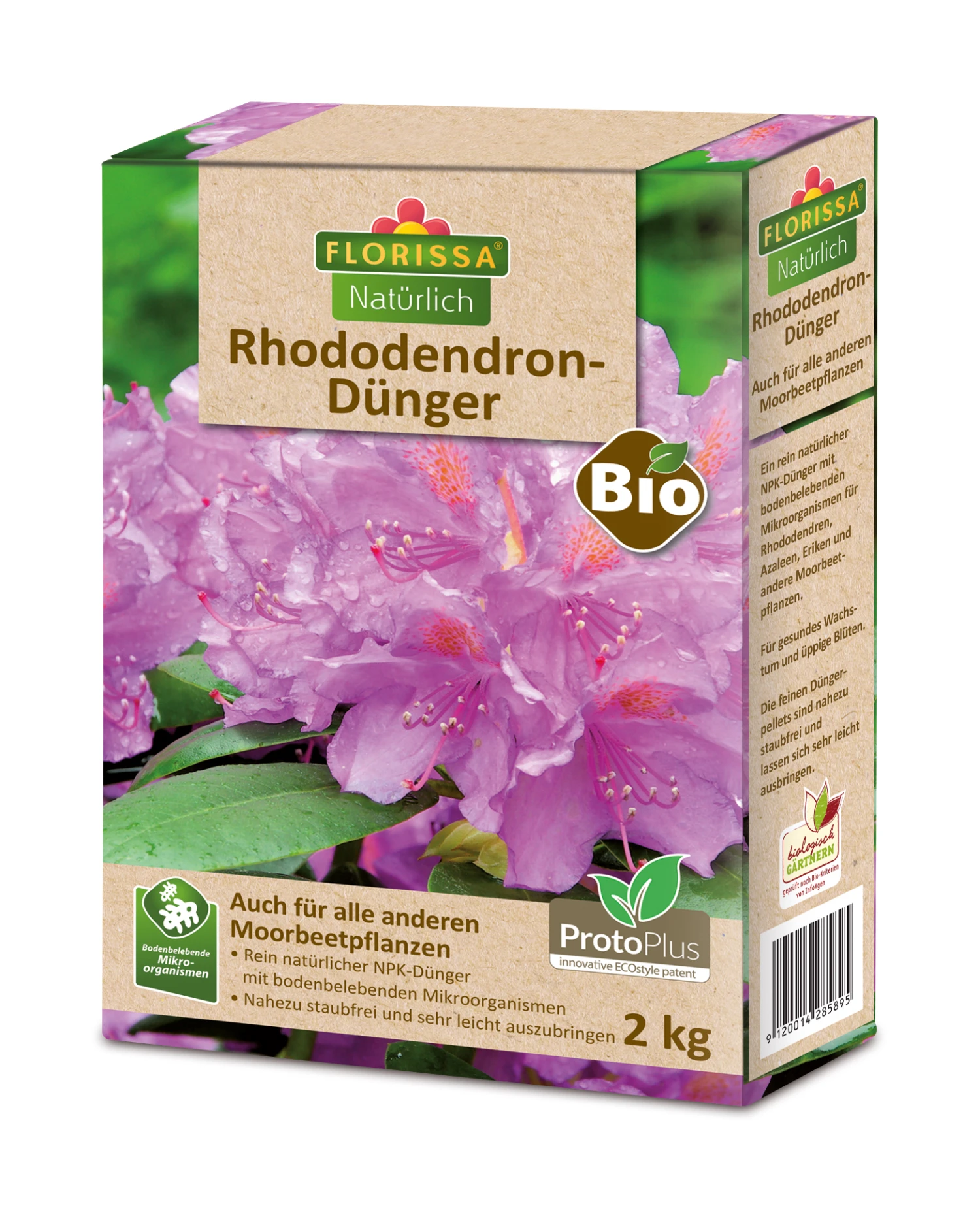 Rhododendron-Dünger Mit ProtoPlus (2 Kg) | BIO Dünger Von Florissa 4 Rhododendron-Dünger Mit ProtoPlus (2 Kg) | BIO Dünger Von Florissa – Bild 2