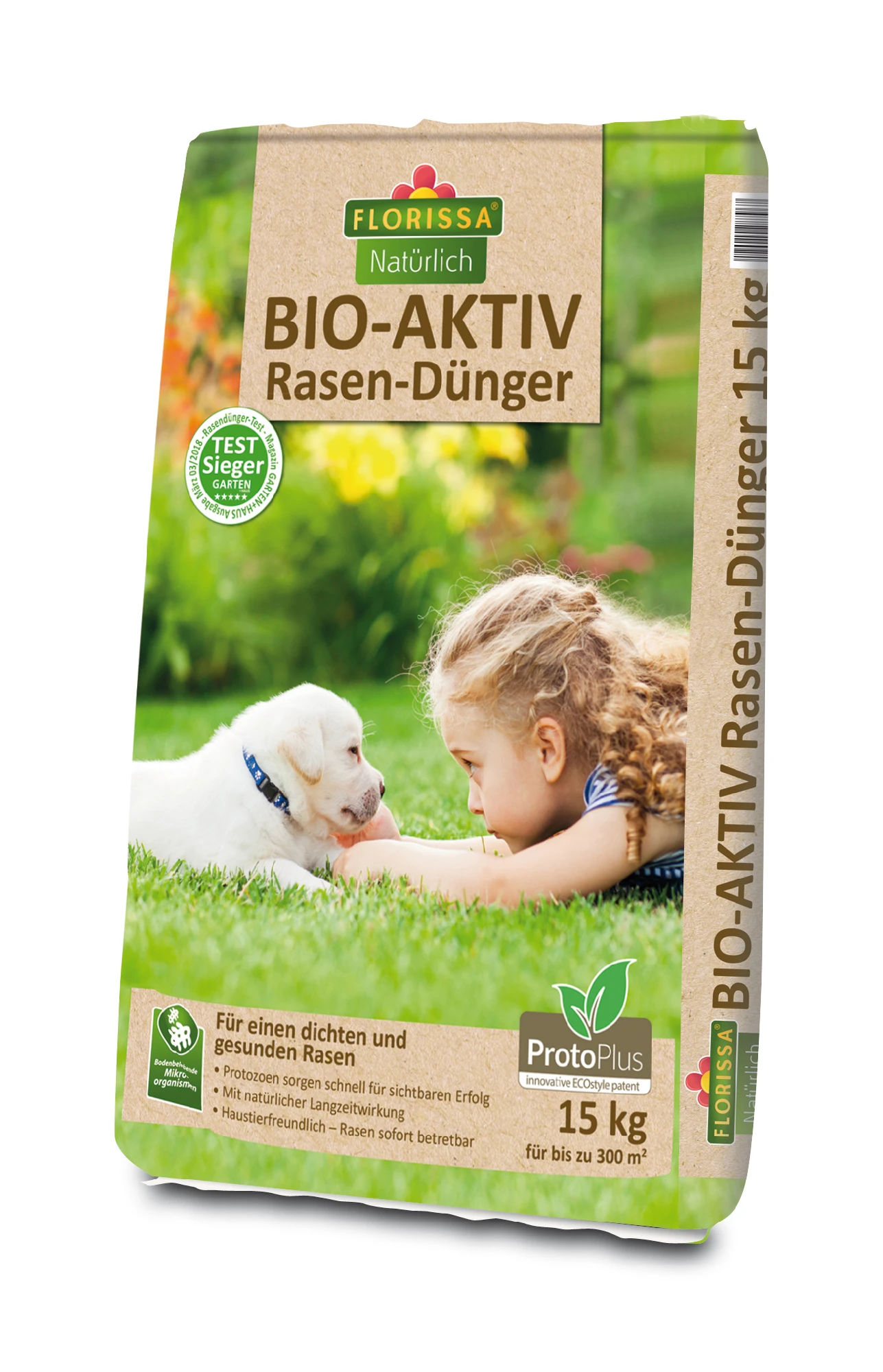 Proto Plus BIO-Aktiv Rasen-Dünger (15 Kg) | BIO Dünger Von Florissa 4 Proto Plus BIO-Aktiv Rasen-Dünger (15 Kg) | BIO Dünger Von Florissa – Bild 2