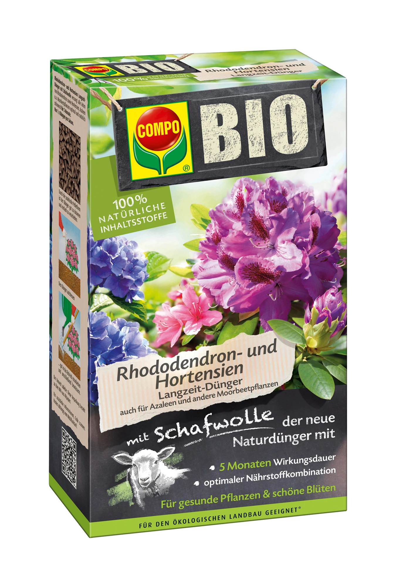 Rhododendron- Und Hortensien Langzeit-Dünger Mit Schafwolle (2 Kg) | BIO Dünger Von COMPO 3 Rhododendron- Und Hortensien Langzeit-Dünger Mit Schafwolle (2 Kg) | BIO Dünger Von COMPO