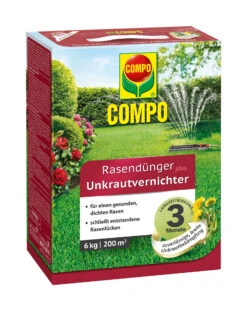 Rasendünger Plus Unkrautvernichter (6 Kg) | Dünger Von COMPO