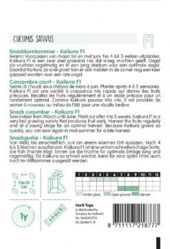 Snackgurke Kaikura F1 | Gurkensamen Von Hortitops