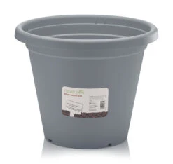 40 Cm Blumentopf Rund Anthrazit | Blumentöpfe Von Clever Pots