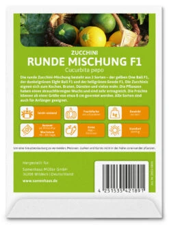 Zucchini Runde Mischung F1 | Zucchinisamen Von Samenhaus Saatzucht