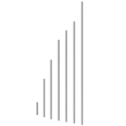 Secret Jardin Stange Ø 16 Mm T16-120 116 Cm