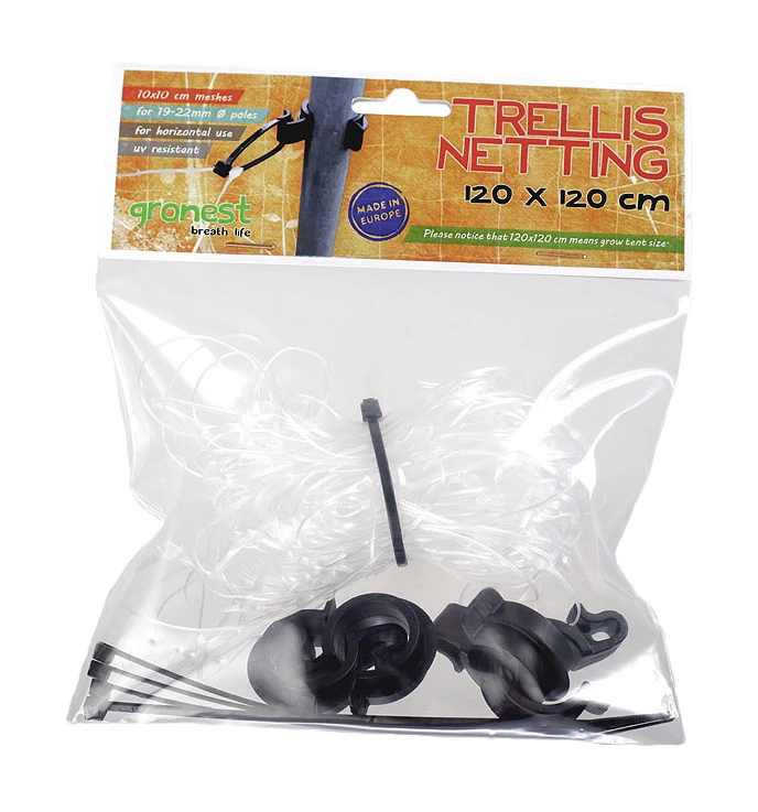 Gronest Pflanzenstütznetz 120 X 120 Cm, ø 15 - 18 Mm Stangen | Stütznetz 4 Gronest Pflanzenstütznetz 120 X 120 Cm, ø 15 - 18 Mm Stangen | Stütznetz – Bild 2