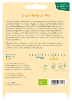 Snack-Tomaten Mix | BIO Tomatensamen Von Bingenheimer Saatgut