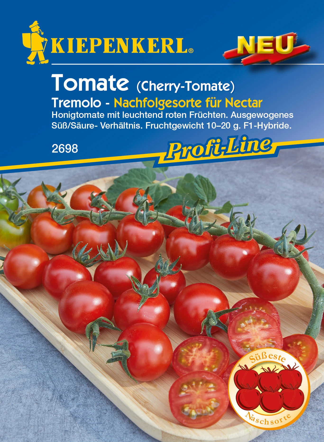 Cherry-Tomate Tremolo F1 | Cherrytomatensamen Von Kiepenkerl 4 Cherry-Tomate Tremolo F1 | Cherrytomatensamen Von Kiepenkerl – Bild 2