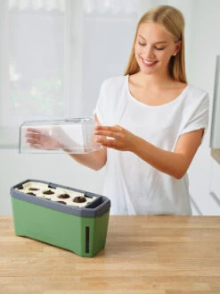 HARRY HERBS Kräutertopf Dunkelgrün | Kräutertöpfe Von Gusta Garden 18 HARRY HERBS Kräutertopf Dunkelgrün | Kräutertöpfe Von Gusta Garden -Geschäft Für Pflanzensamenbedarf 560338 HARRY HERBS dunkelgruen 103B10 gg 1