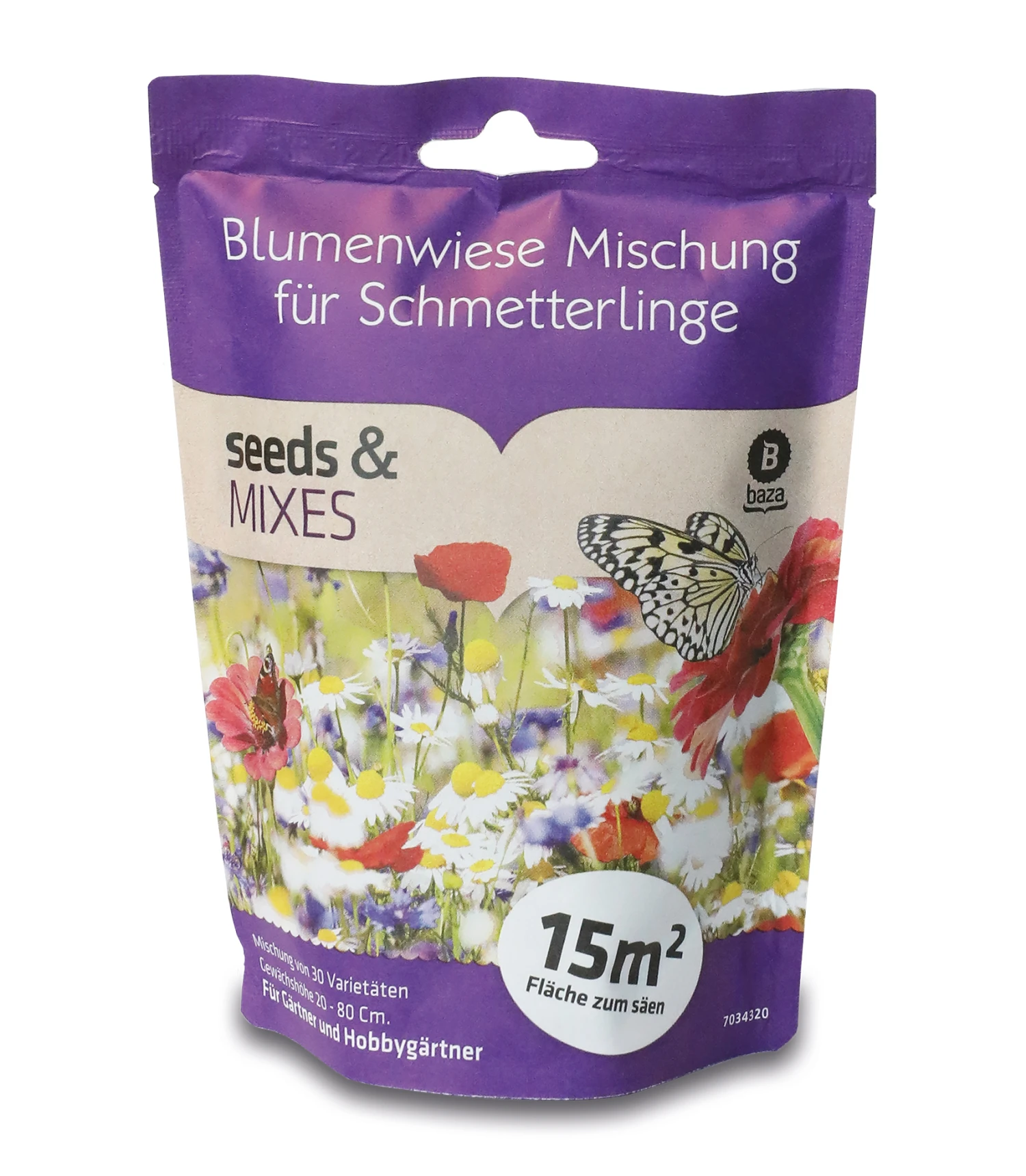 Blumenwiese Mischung Für Schmetterlinge (15 M²) | Insektenwiese Von Baza 3 Blumenwiese Mischung Für Schmetterlinge (15 M²) | Insektenwiese Von Baza