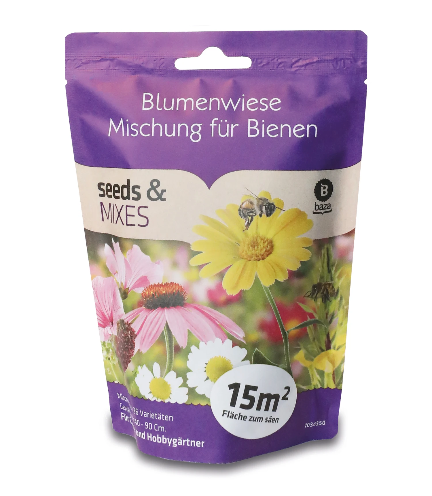 Blumenwiese Mischung Für Bienen (15 M²) | Bienenwiese Von Baza 2 Blumenwiese Mischung Für Bienen (15 M²) | Bienenwiese Von Baza